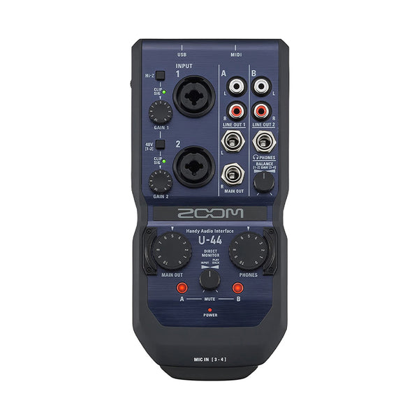 ZOOM U-44 Interfaccia Audio Portatile 4 In / 4 Out