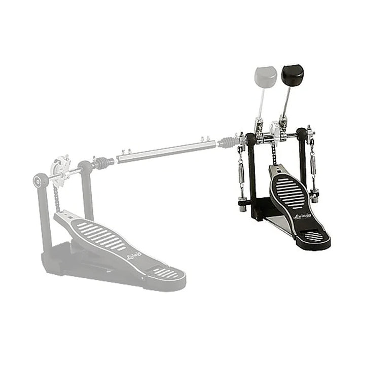 LUDWIG L312FPR 300-Series Double Bass Drum Pedal Pedale Doppio per Grancassa Solo Pedale Destro Usato