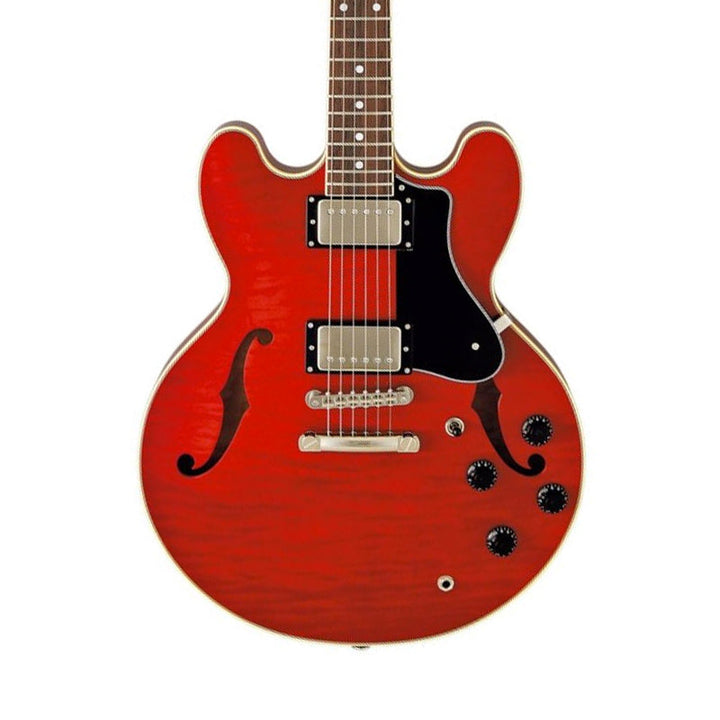 FGN Masterfield Semi Acoustic MSA-HP Cherry Electric Guitar Made in Japan Usato