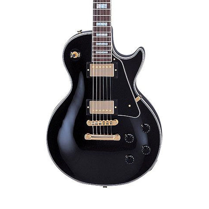 BURNY RLC-60 Les Paul Custom Black 1982 Electric Guitar Made in Japan Vintage