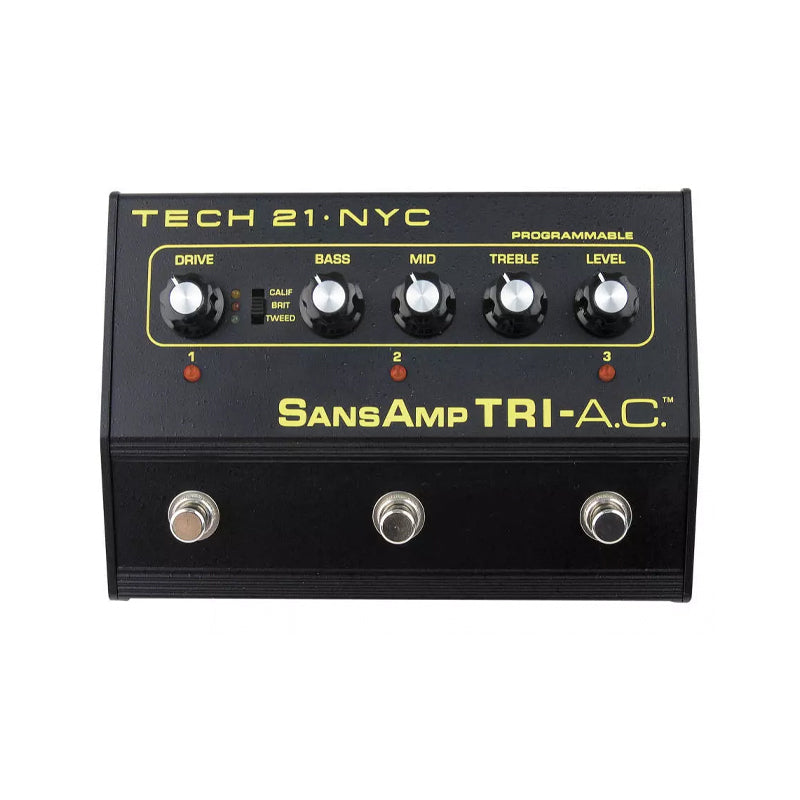 TECH 21 SansAmp TRI-A.C. Progammable 3-Channel Overdrive Guitar