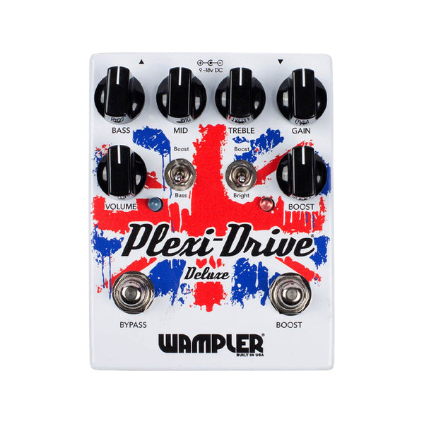 WAMPLER PEDALS Plexi-Drive Deluxe Overdrive / Fuzz Effect Pedal with Boost Usato