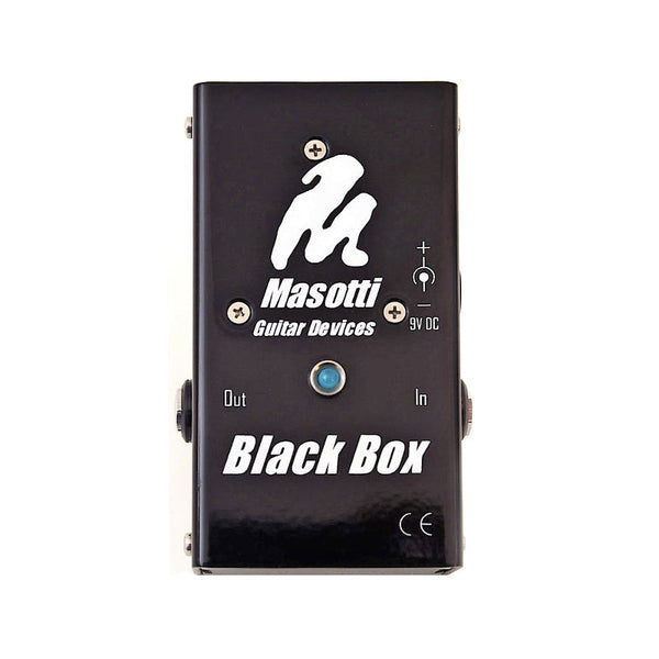 MASOTTI Black Box Buffer Effect Pedal for Guitar / Bass Usato
