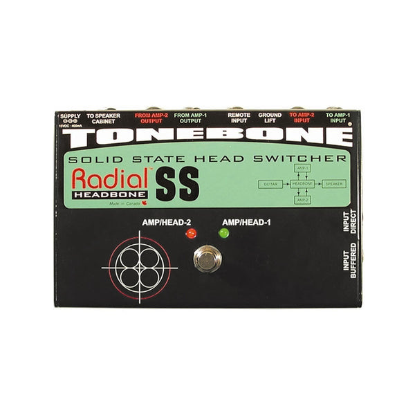 RADIAL Tonebone Headbone SS Pedale Switcher per Testate Solid State Usato