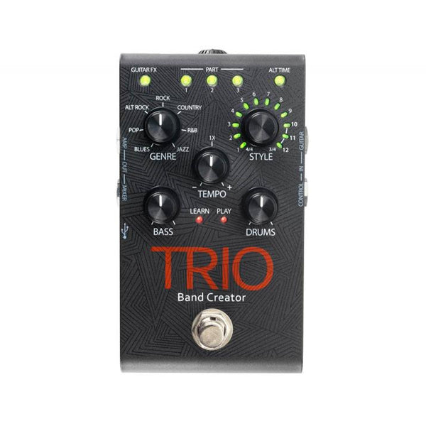 DIGITECH Trio Band Creator Generatore Parti di Basso e Batteria Automatico a Pedale Usato