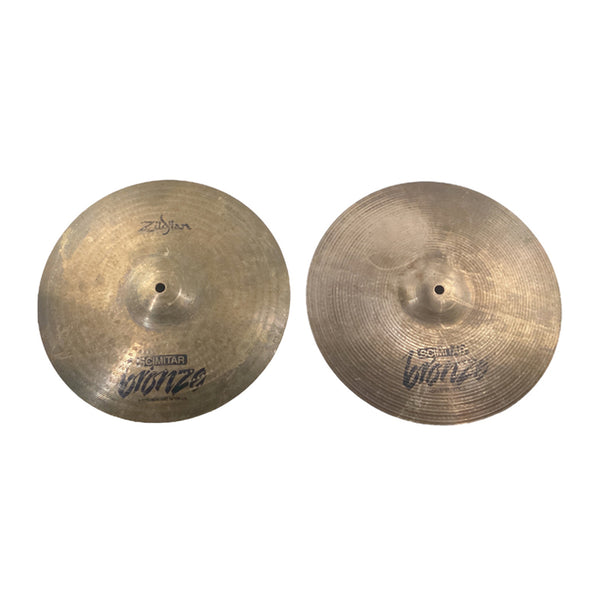 ZILDJIAN Scimitar Bronze Hi-Hat Cymbals 14" Usato