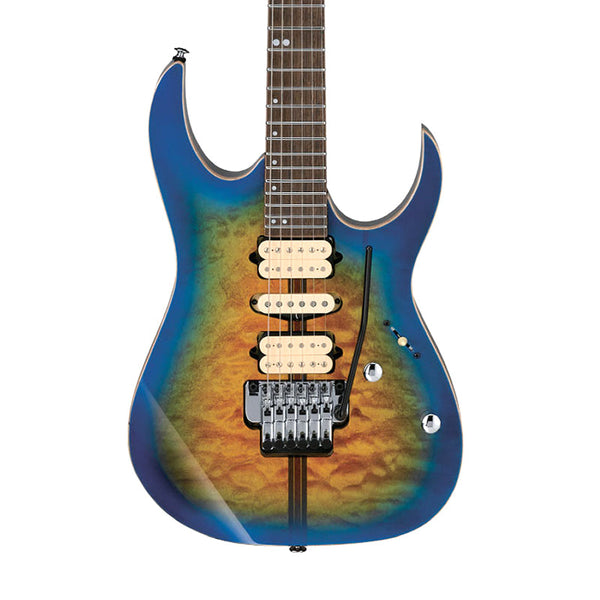 IBANEZ Premium RG6PFGMLTD-GBB Geyser Blue Burst Electric Guitar Usato