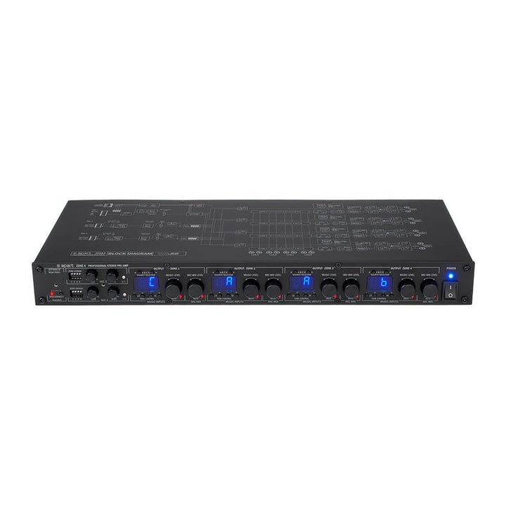 APART Zone 4 Preamplificatore Mixer 1U Rack 4 Zone Stereo 3+4In Mic/Line Usato