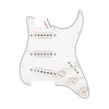 FENDER Pre-Wired Pickguard Stratocaster Standard Mexico SSS White Battipenna Precablato per Chitarra Elettrica Usato