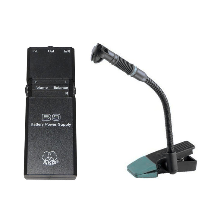 C409/B + AKG B9 Microfono Condensatore per Strumenti a Fiato