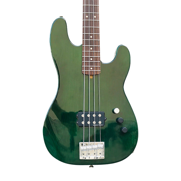 GIANAND Custom Precision 2018 Green Forest 4-String Electric Bass Made in Italy