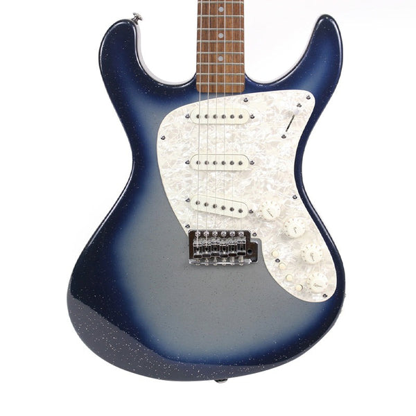 DANELECTRO Danoblaster Innuendo Midnight Blue Sparkle w/ Built-In Effects Electric Guitar
