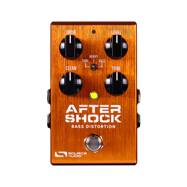SOURCE AUDIO Aftershock Bass Distortion Effect Pedal