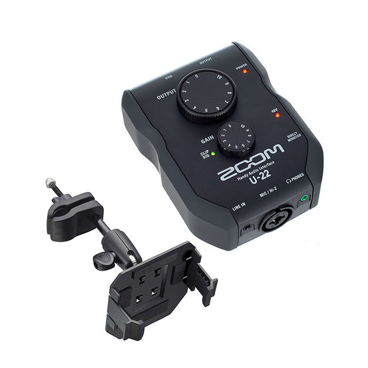 ZOOM U-22 Scheda Audio 24Bit/96kHz c/ ZOOM AIH-1 Omaggio